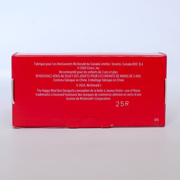 McDonalds x Crocs MINI Crocs Happy Meal Toy Key Chain BNIP GOLDEN ARCHES #1 - Picture 9 of 15